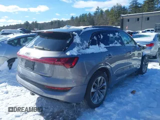 2021 Audi e-tron Premium Plus with VIN WA1LAAGE1MB015242, listed as a IAAI auction lot 41596316 with 32,768 mi miles and . Bid and sale history available at DreamBid. Image 4.