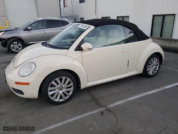 2009 Volkswagen New Beetle Convertible S with VIN 3VWRF31Y29M409328, listed as a Copart auction lot 87849455 with NaN miles and Salvage Title. Bid and sale history available at carsss.com. Image 1.