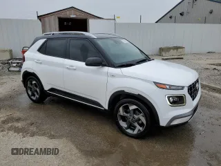 2022 Hyundai Venue Limited with VIN KMHRC8A3XNU184803, listed as a Copart auction lot 52753325 with 76,137 mi miles and Salvage Title. Bid and sale history available at DreamBid. Image 4.
