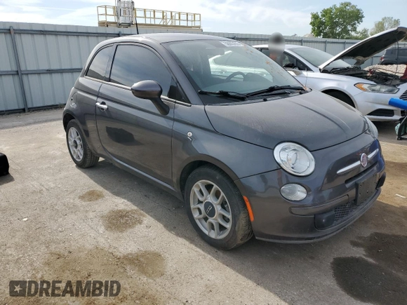 2015 FIAT 500 Pop с VIN 3C3CFFAR4FT501789, выставлен на аукционе Copart как лот 56663655 с пробегом 64 574 миль миль и Списание • Salvage title. История ставок и продаж доступна на DreamBid. Изображение 4.