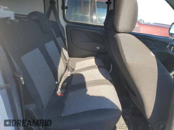 2017 Ram ProMaster City Cargo Van Tradesman SLT with VIN ZFBERFBB6H6E13231, listed as a Copart auction lot 88244205 with 109,092 mi miles and Salvage Title. Bid and sale history available at carsss.com. Image 11.