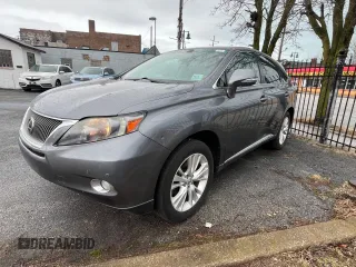 2012 Lexus RX 450h with VIN JTJZB1BA3C2406731, listed as a Copart auction lot 49782595 with 167,699 mi miles and Clean title. Bid and sale history available at DreamBid. Image 2.