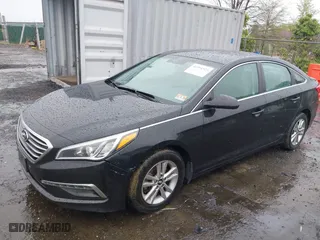 2015 Hyundai Sonata 2.4L SE with VIN 5NPE24AF4FH216200, listed as a IAAI auction lot 41994923 with 117,700 mi miles. Bid and sale history available at carsss.com. Image 17.
