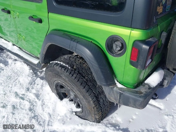 2019 Jeep Wrangler Unlimited Sport with VIN 1C4HJXDG6KW578717, listed as a IAAI auction lot 41309268 with 56,653 mi miles. Bid and sale history available at carsss.com. Image 6.