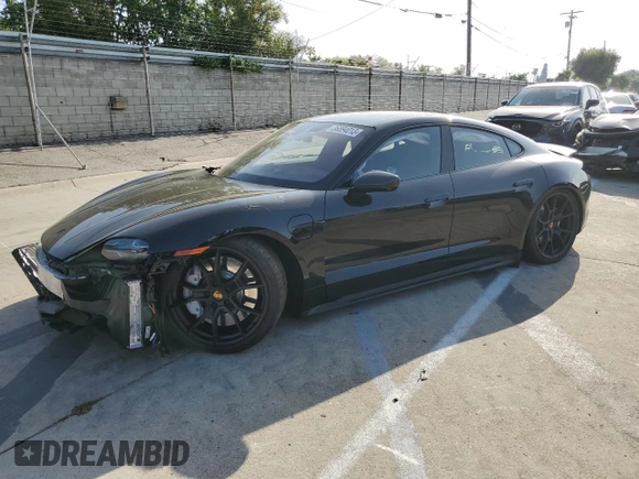2022 Porsche Taycan GTS with VIN WP0AD2Y10NSA59551, listed as a Copart auction lot 36894013 with 5,593 mi miles and . Bid and sale history available at DreamBid. Image 1.