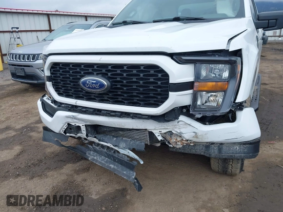 2023 Ford F-150 XL with VIN 1FTEW1EP9PFB37249, listed as a IAAI auction lot 41694887 with 19,562 mi miles. Bid and sale history available at carsss.com. Image 6.