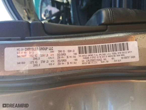 2012 Jeep Grand Cherokee Limited with VIN 1C4RJFBG6CC153423, listed as a Copart auction lot 47899185 with 92,455 mi miles and Salvage Title. Bid and sale history available at carsss.com. Image 15.