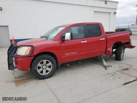 2007 Nissan Titan LE with VIN 1N6BA07B87N235897, listed as a Copart auction lot 44000795 with 188,882 mi miles and Salvage Title. Bid and sale history available at carsss.com. Image 1.