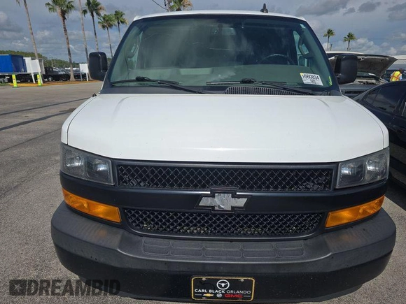 2021 Chevrolet Express Cargo z VIN 1GCWGAFPXM1166123, wystawiony jako IAAI lot #42566386 z przebiegiem 112 553 mil mil oraz . Historia ofert i sprzedaży dostępna na DreamBid. Obrazek 11.