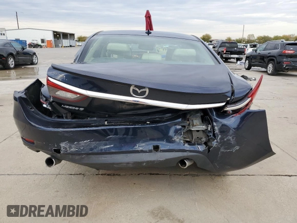 2016 Mazda Mazda6 i Grand Touring with VIN JM1GJ1W5XG1456614, listed as a Copart auction lot 82808564 with 0 mi miles and Salvage Title. Bid and sale history available at carsss.com. Image 6.