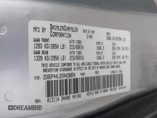 2005 Dodge Caravan SXT с VIN 2D8GP44L65R428854, выставлен на аукционе IAAI как лот 42597773 с пробегом 224 146 миль миль и . История ставок и продаж доступна на DreamBid. Изображение 9.