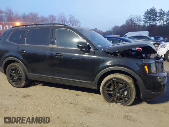2024 Kia Telluride EX X-Line with VIN 5XYP3DGC8RG515834, listed as a IAAI auction lot 40899265 with 5,628 mi miles and . Bid and sale history available at DreamBid. Image 13.
