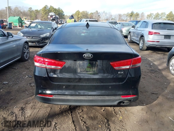 2017 Kia Optima EX with VIN 5XXGU4L3XHG176029, listed as a IAAI auction lot 41481536 with 282,759 mi miles. Bid and sale history available at carsss.com. Image 16.