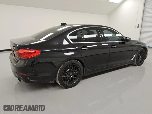 2017 BMW 5 Series 530i with VIN WBAJA5C34HG895805, listed as a Copart auction lot 52537145 with 109,083 mi miles and Clean Title. Bid and sale history available at carsss.com. Image 3.