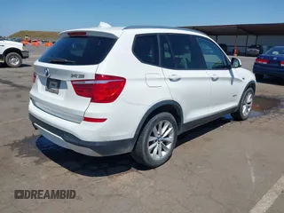 2015 BMW X3 xDrive28i with VIN 5UXWX9C52F0D56266, listed as a IAAI auction lot 42064154 with 52,233 mi miles. Bid and sale history available at carsss.com. Image 4.
