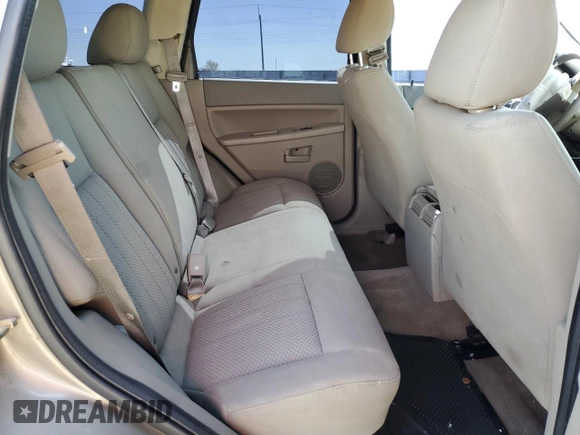 2005 Jeep Grand Cherokee Laredo with VIN 1J4GR48K75C707355, listed as a Copart auction lot 53117445 with 315,886 mi miles and Salvage title. Bid and sale history available at DreamBid. Image 11.