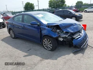 2015 Hyundai Elantra SE with VIN 5NPDH4AE9FH582462, listed as a IAAI auction lot 42608257 with 74,101 mi miles and . Bid and sale history available at DreamBid. Image 1.