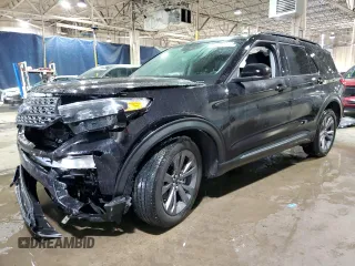 2023 Ford Explorer XLT z VIN 1FMSK8DH5PGC15758, wystawiony jako Copart lot #44525175 z przebiegiem 16 578 mil mil oraz Nie do naprawy • Non repairable. Historia ofert i sprzedaży dostępna na DreamBid. Obrazek 1.
