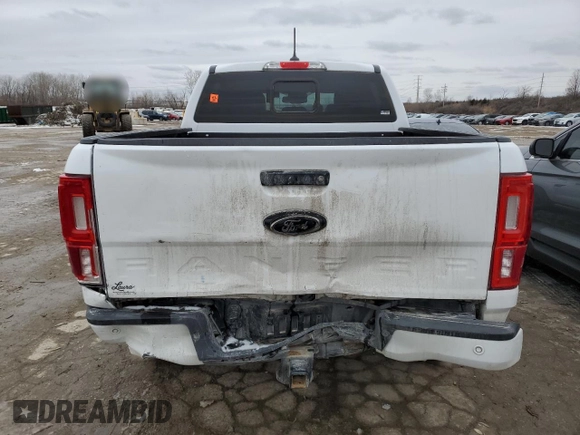 2021 Ford Ranger XL with VIN 1FTER4FHXMLD64107, listed as a Copart auction lot 44162755 with 102,743 mi miles and Salvage Title. Bid and sale history available at carsss.com. Image 6.