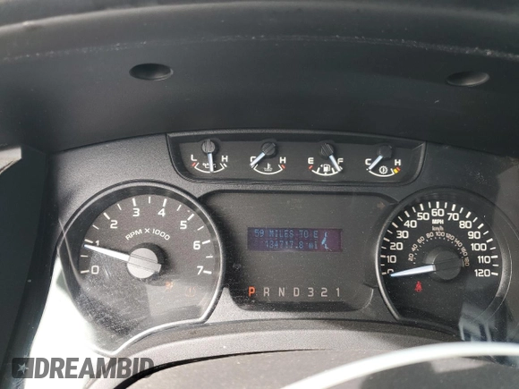 2011 Ford F-150 XL with VIN 1FTMF1CMXBFB70676, listed as a Copart auction lot 46237015 with 134,717 mi miles and Salvage Title. Bid and sale history available at DreamBid. Image 9.