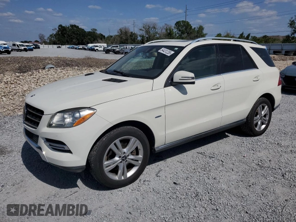 2012 Mercedes-Benz M 350 with VIN 4JGDA2EB1CA026346, listed as a Copart auction lot 54431235 with 170,187 mi miles and Clean Title. Bid and sale history available at DreamBid. Image 1.