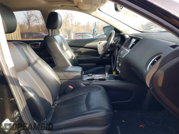 2017 Nissan Pathfinder SV with VIN 5N1DR2MM1HC609460, listed as a IAAI auction lot 41184113 with 1 mi miles. Bid and sale history available at carsss.com. Image 5.