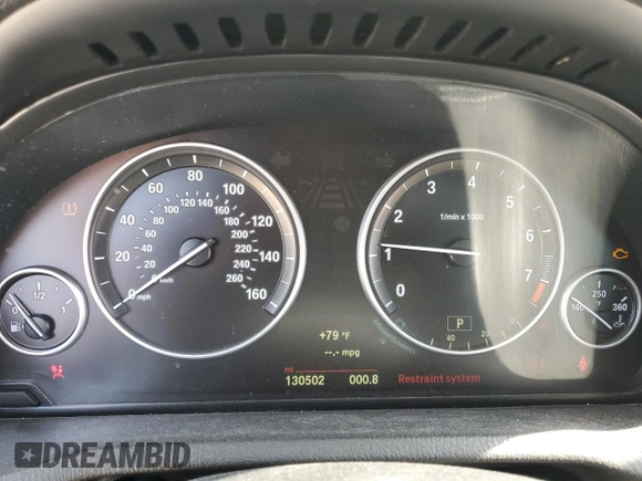 2015 BMW X3 xDrive28i with VIN 5UXWX9C56F0D54892, listed as a Copart auction lot 53505645 with 130,502 mi miles and Salvage Title. Bid and sale history available at DreamBid. Image 9.