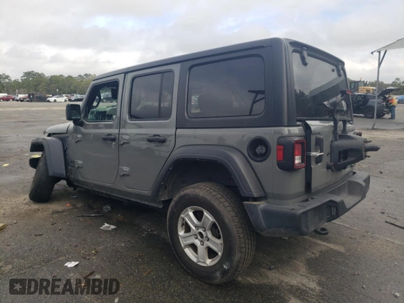 2022 Jeep Wrangler Unlimited Willys with VIN 1C4HJXDN2NW251007, listed as a Copart auction lot 44691165 with Not Provided miles and Salvage Title. Bid and sale history available at DreamBid. Image 2.