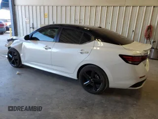 2024 Nissan Sentra SR with VIN 3N1AB8DV7RY341467, listed as a Copart auction lot 43275875 with 9,577 mi miles and Salvage title. Bid and sale history available at DreamBid. Image 2.