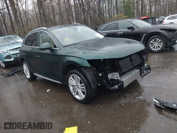 2018 Audi Q5 Premium Plus with VIN WA1BNAFY2J2232886, listed as a IAAI auction lot 41953018 with 30,096 mi miles. Bid and sale history available at carsss.com. Image 1.