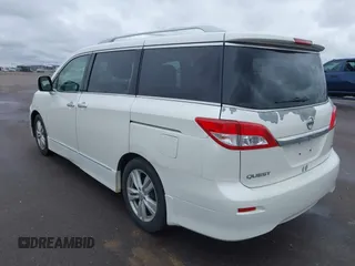 2012 Nissan Quest LE z VIN JN8AE2KP1C9036697, wystawiony jako IAAI lot #42124298 z przebiegiem 238 366 mil mil oraz . Historia ofert i sprzedaży dostępna na DreamBid. Obrazek 3.