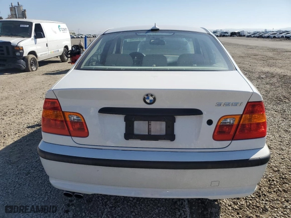 2005 BMW 3 Series 325i with VIN WBAAZ33415KW77013, listed as a Copart auction lot 46546965 with 127,566 mi miles and Salvage Title. Bid and sale history available at carsss.com. Image 6.