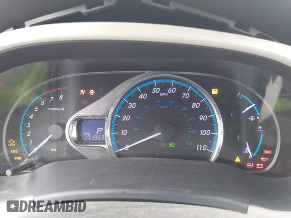 2014 Toyota Sienna Ltd with VIN 5TDDK3DC0ES090319, listed as a IAAI auction lot 41778096 with 171,953 mi miles. Bid and sale history available at carsss.com. Image 7.