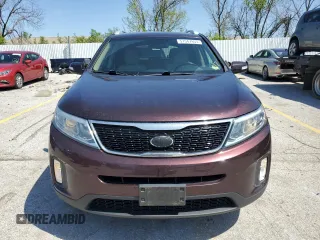 2014 Kia Sorento LX with VIN 5XYKTCA66EG497383, listed as a Copart auction lot 51547955 with 143,872 mi miles and Salvage Title. Bid and sale history available at carsss.com. Image 5.