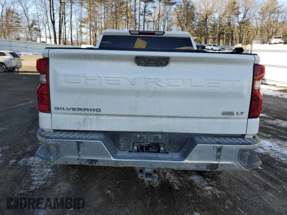 2024 Chevrolet Silverado 1500 LT with VIN 1GCPDKEK1RZ125445, listed as a Copart auction lot 42188265 with 21,205 mi miles and Salvage Title. Bid and sale history available at carsss.com. Image 6.