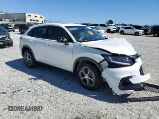 2025 Honda HR-V EX-L with VIN 3CZRZ1H73SM736834, listed as a Copart auction lot 49257865 with 3,477 mi miles and Salvage Title. Bid and sale history available at carsss.com. Image 4.
