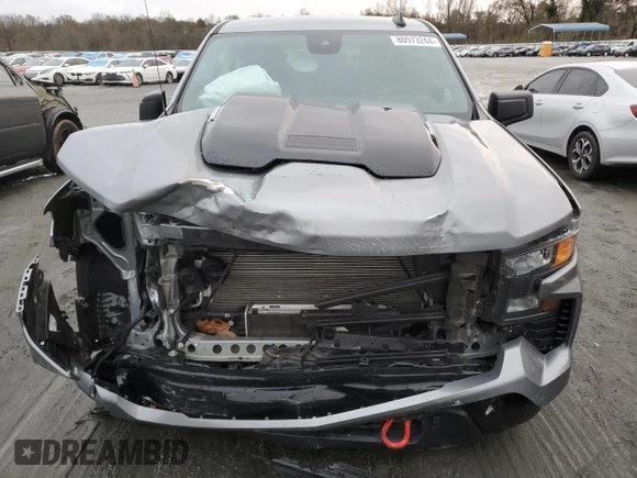 2024 Chevrolet Silverado 1500 Custom Trail Boss with VIN 3GCUDCE81RG175291, listed as a Copart auction lot 80973244 with 14,674 mi miles and Salvage Title. Bid and sale history available at carsss.com. Image 5.
