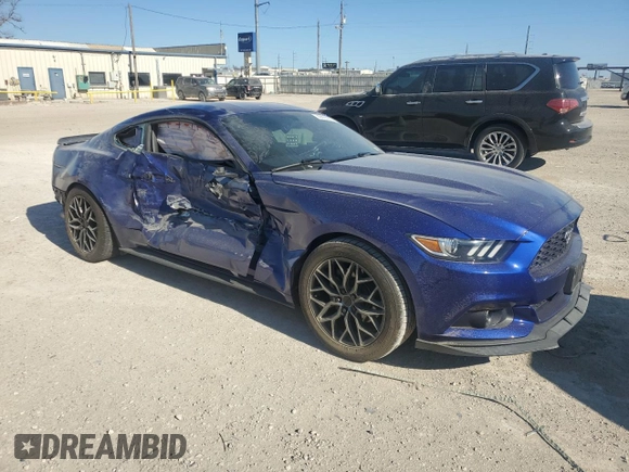 2016 Ford Mustang EcoBoost with VIN 1FA6P8TH8G5206143, listed as a Copart auction lot 49925515 with 56,767 mi miles and Salvage Title. Bid and sale history available at carsss.com. Image 4.