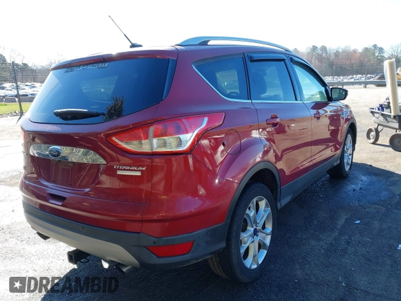 2016 Ford Escape Titanium with VIN 1FMCU0J93GUB01191, listed as a IAAI auction lot 41824183 with 97,241 mi miles. Bid and sale history available at carsss.com. Image 4.