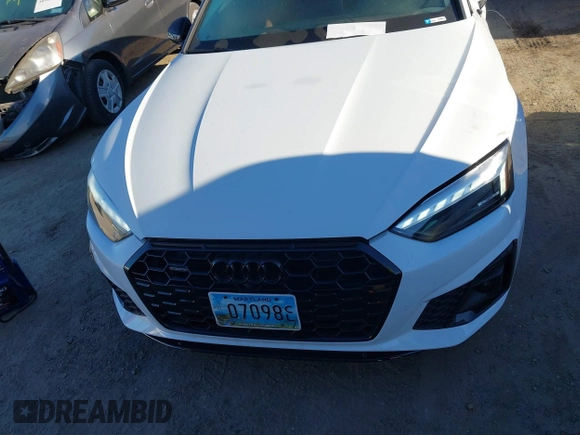 2023 Audi A5 Sportback S line Premium Plus with VIN WAUFACF56PA027409, listed as a IAAI auction lot 40562453 with 21,262 mi miles. Bid and sale history available at carsss.com. Image 12.