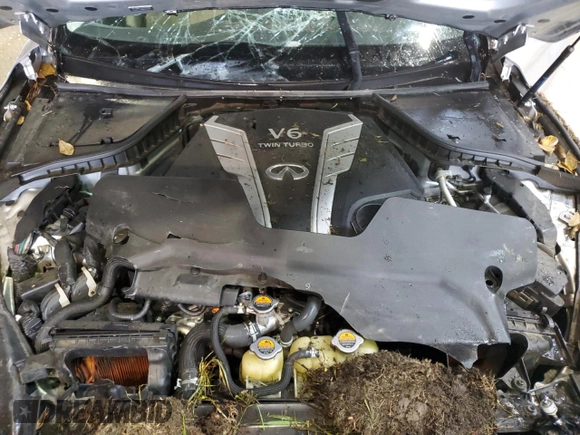 2017 Infiniti Q50 Signature Edition with VIN JN1EV7AP4HM738659, listed as a Copart auction lot 63896853 with 71,918 mi miles and Salvage title. Bid and sale history available at DreamBid. Image 12.