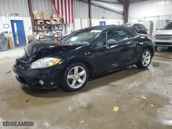 2008 Mitsubishi Eclipse GS with VIN 4A3AL25F88E036437, listed as a Copart auction lot 76527094 with 120,140 mi miles and Salvage Title. Bid and sale history available at carsss.com. Image 1.