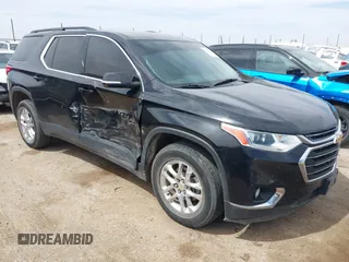 2019 Chevrolet Traverse LT Cloth with VIN 1GNERGKW2KJ283981, listed as a IAAI auction lot 42249584 with 150,884 mi miles and . Bid and sale history available at DreamBid. Image 1.