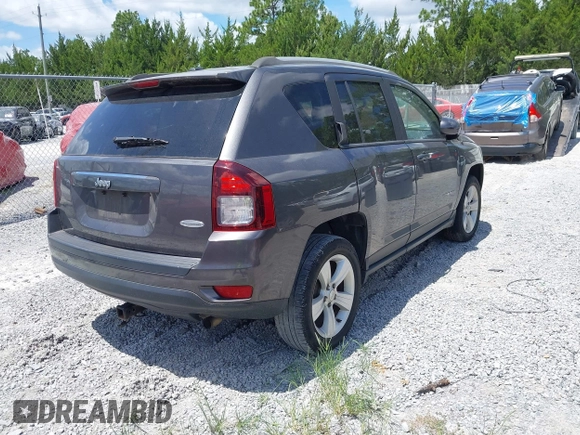 2016 Jeep Compass Latitude with VIN 1C4NJCEA8GD648078, listed as a IAAI auction lot 42672973 with 138,089 mi miles and . Bid and sale history available at DreamBid. Image 4.