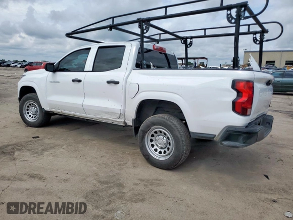 2024 Chevrolet Colorado 2WD Work Truck with VIN 1GCGSBEC2R1107923, listed as a Copart auction lot 58569805 with 32,419 mi miles and Salvage title. Bid and sale history available at DreamBid. Image 2.