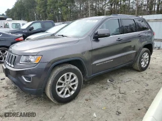 2015 Jeep Grand Cherokee Laredo with VIN 1C4RJFAG4FC627438, listed as a Copart auction lot 44078074 with 123,681 mi miles and Salvage Title. Bid and sale history available at carsss.com. Image 1.