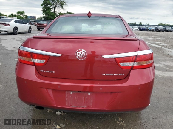 2016 Buick Verano Group with VIN 1G4PS5SK7G4171024, listed as a Copart auction lot 59598475 with 69,053 mi miles and Salvage title. Bid and sale history available at DreamBid. Image 6.