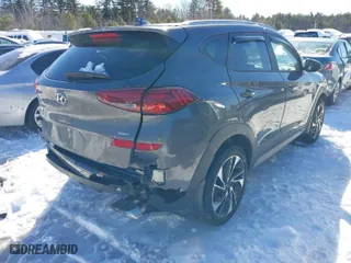2020 Hyundai Tucson SEL with VIN KM8J3CAL6LU196105, listed as a IAAI auction lot 41589084 with 50,806 mi miles. Bid and sale history available at carsss.com. Image 4.