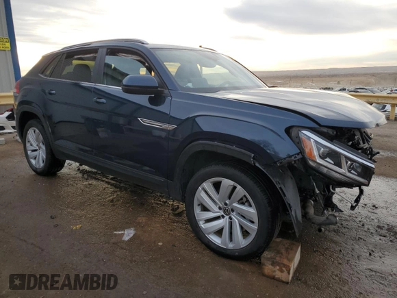 2021 Volkswagen Atlas SE with VIN 1V2JC2CA7MC225742, listed as a Copart auction lot 87110994 with Not provided miles and Salvage title. Bid and sale history available at DreamBid. Image 4.