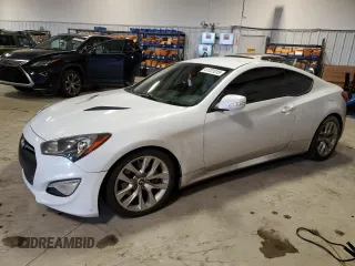 2016 Hyundai Genesis Coupe 3.8L Base with VIN KMHHT6KJ0GU132581, listed as a Copart auction lot 41721215 with 79,895 mi miles and Salvage title. Bid and sale history available at DreamBid. Image 1.